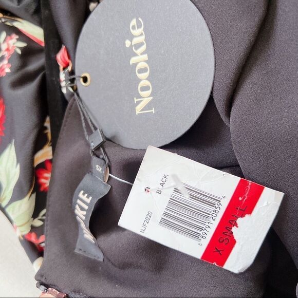 Nookie Garden Party Midi Dress in Black size XS - Picture 9 of 9
